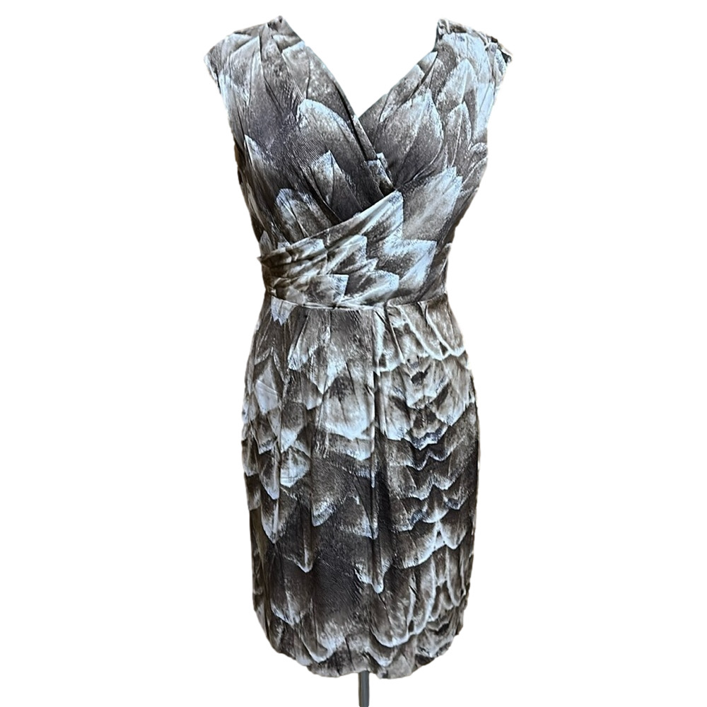 Antonio Melani Silk Abstract Print Dress Size 10 - EUC